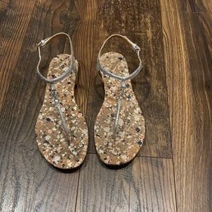 Tory Burch Marion Quilted sandal size 8